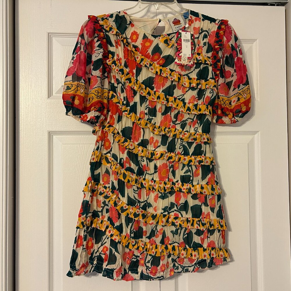 FARM Rio Multi-Color Floral Mini Dress